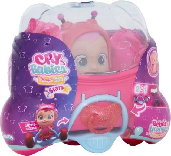 Lodër Cry Babies Magic Tears Stars Houses Lady, Tm Toys, IMC914025, plastikë, rozë