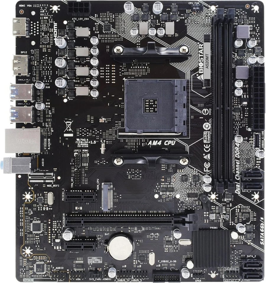 Plakë amë Biostar, AMD A520, micro ATX