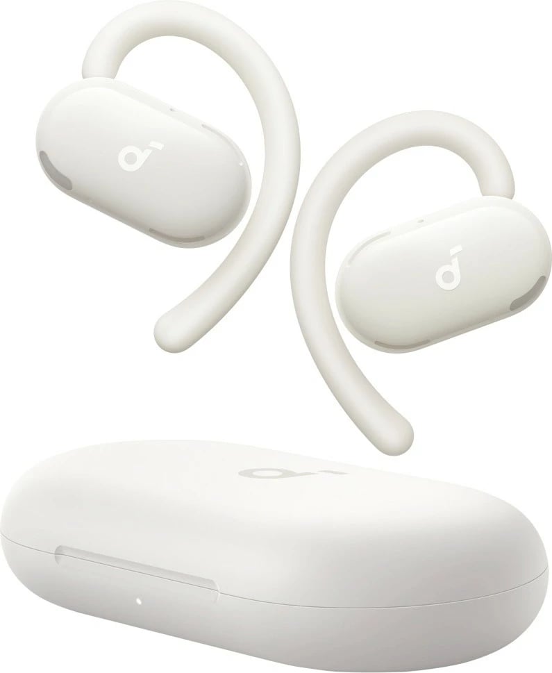 Kufje Anker Soundcore V20i, wireless, ear-clip, me etui karikimi, Bardhë