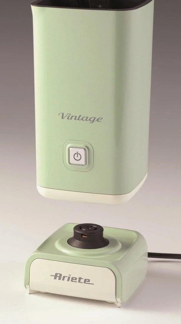 Frother qumështi elektrik Ariete, modeli Vintage, ngjyrë jeshile