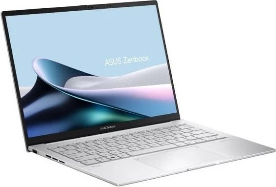 Laptop ASUS Zenbook 14 OLED UX3405MA-PP174W, Intel Core Ultra 5, 16 GB RAM, 1TB SSD, Foggy Silver