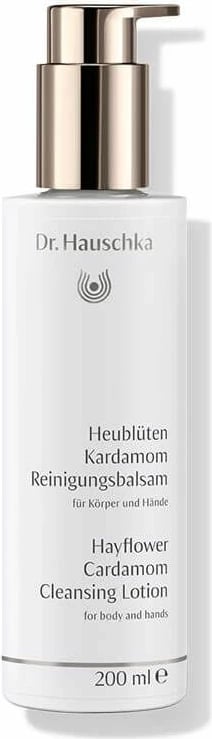 Balsam pastrues për trup dhe duar Dr. Hauschka Hayflower Cardamom Cleansing Lotion për femra, 200ml