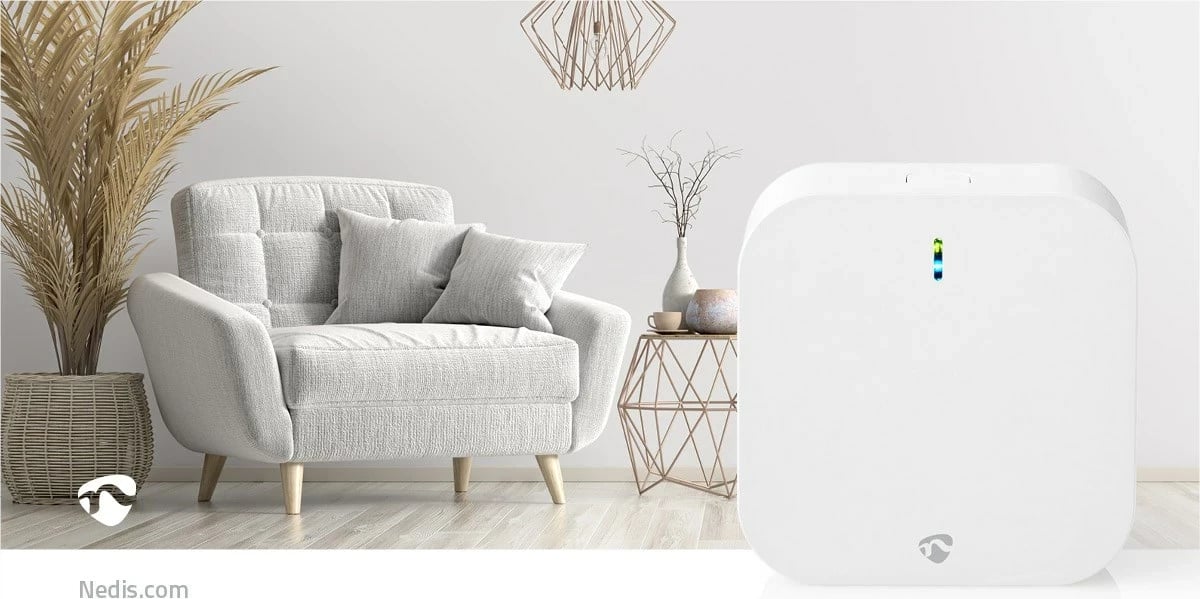 Smart home receiver Nedis WIFIZBT10CWT, Bluetooth, Bardhë