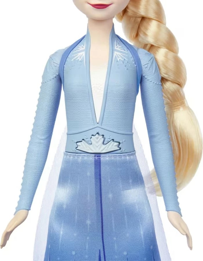 Kukull Elsa Frozen Mattel JDX54, 30 cm, me muzikë, kaltër