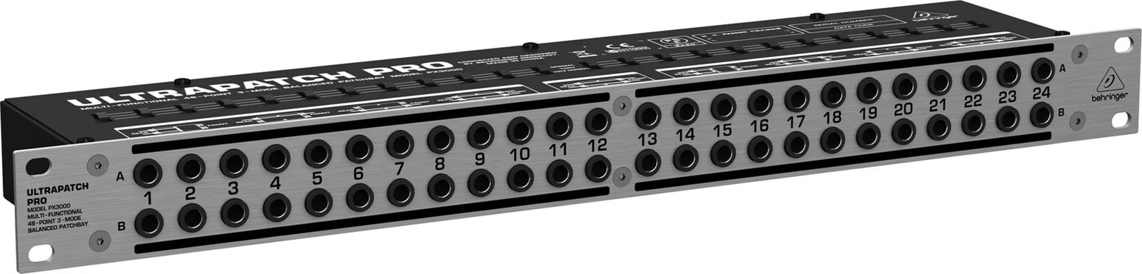 Panel patch Behringer PX3000, Gri