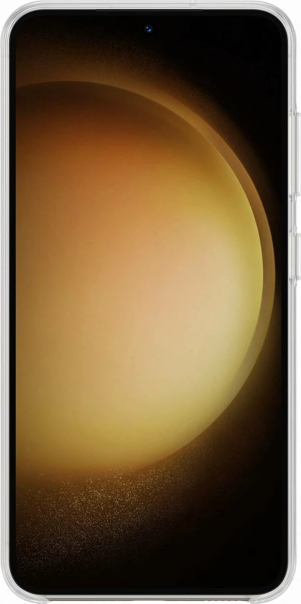 Mbështjellës Samsung Clear Gadget Case për Galaxy S23, me mbajtëse gishti dhe qëndrim, Transparent