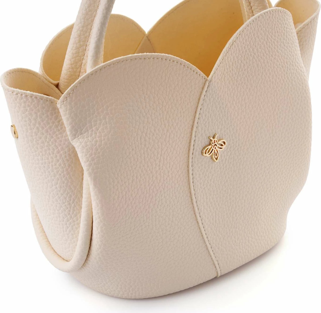 Çantë shpatullë Lucky Bees, Arden, ngjyrë krem