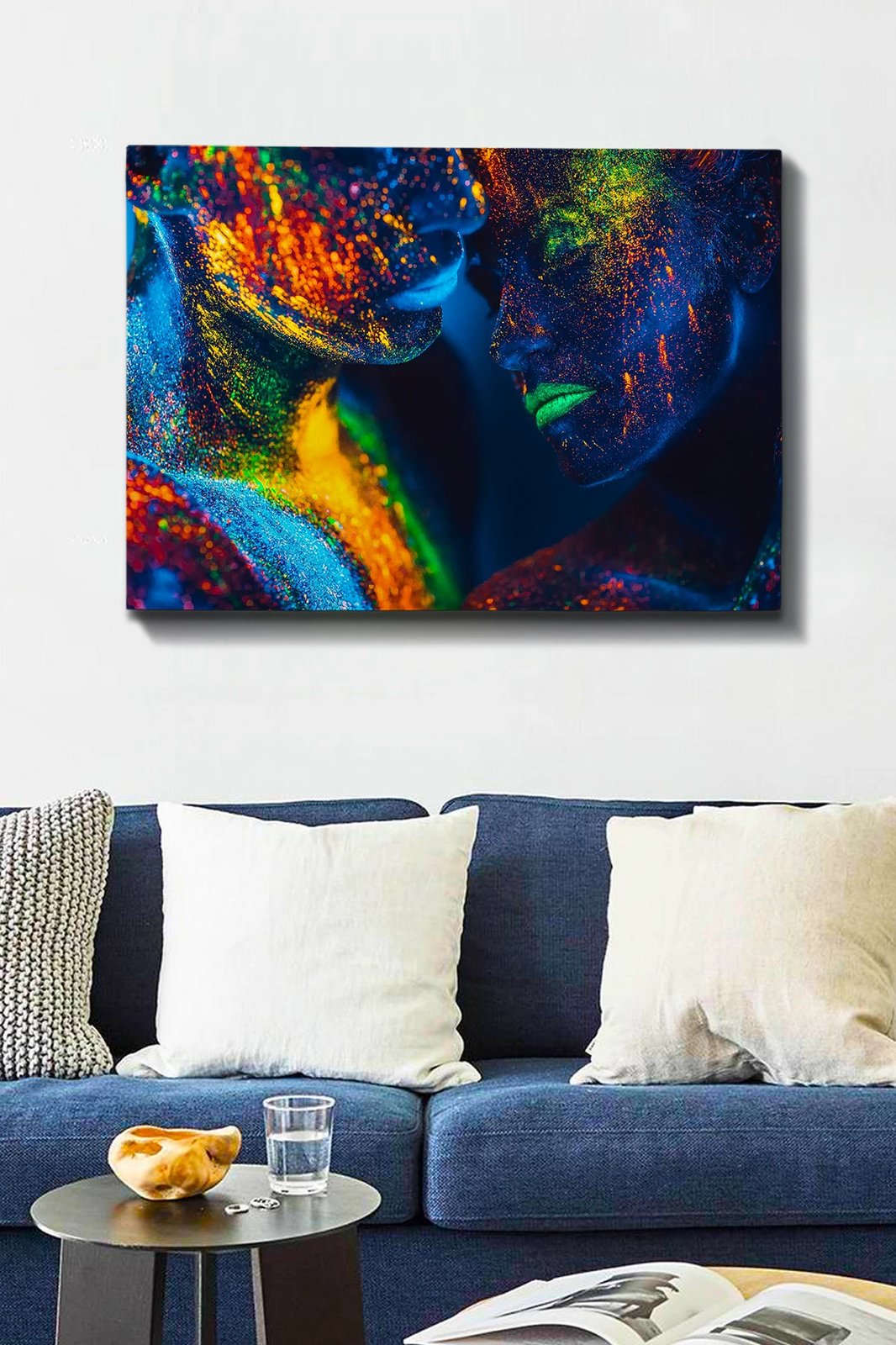 Pikturë dekorative në kanavacë, shumëngjyrëshe, 70x100cm, Wallity Kanvas Tablo 147