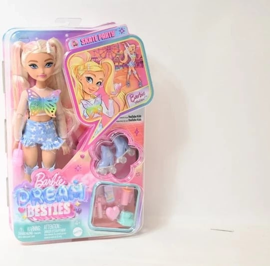 Lalkë modë Barbie Besties me rrota, MATTEL, JFX96