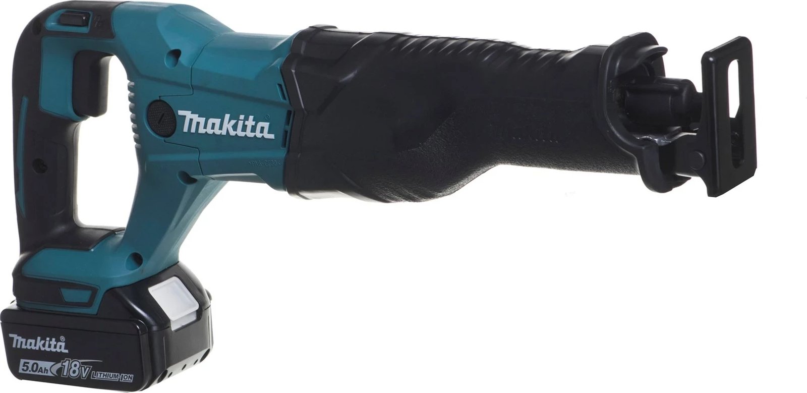 Sharrë reciproke MAKITA DJR186RTE, 18V, 5Ah, turkeze