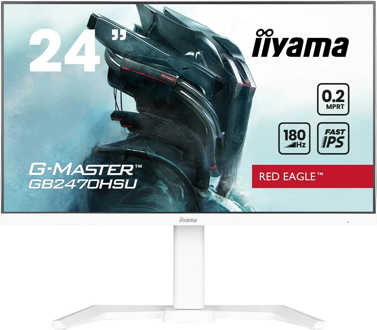 Monitor kompjuteri IIYAMA G-MASTER GB2470HSU, 23.8", Full HD, 180 Hz, Bardhë