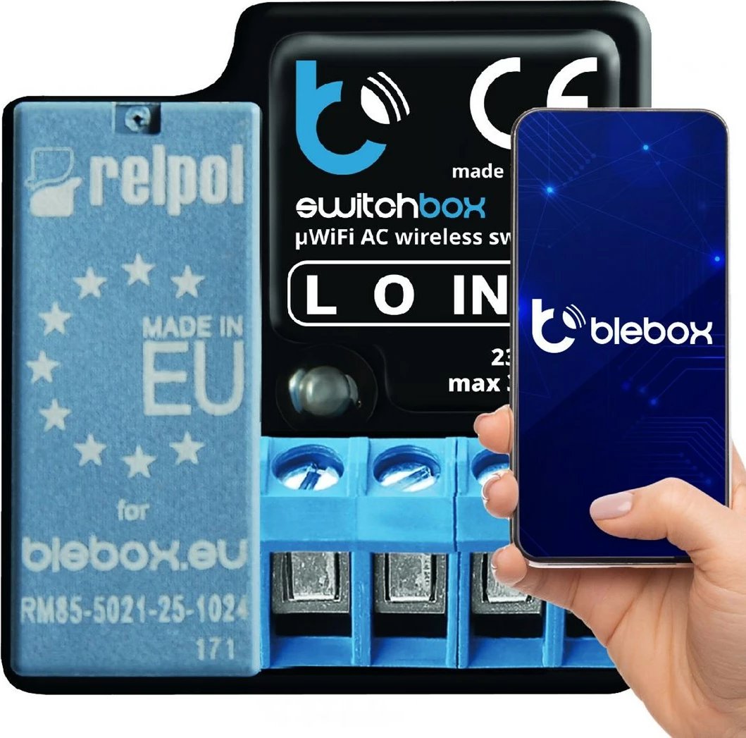 Switch Blebox Switchbox v3, 230V, Wireless, i Zi
