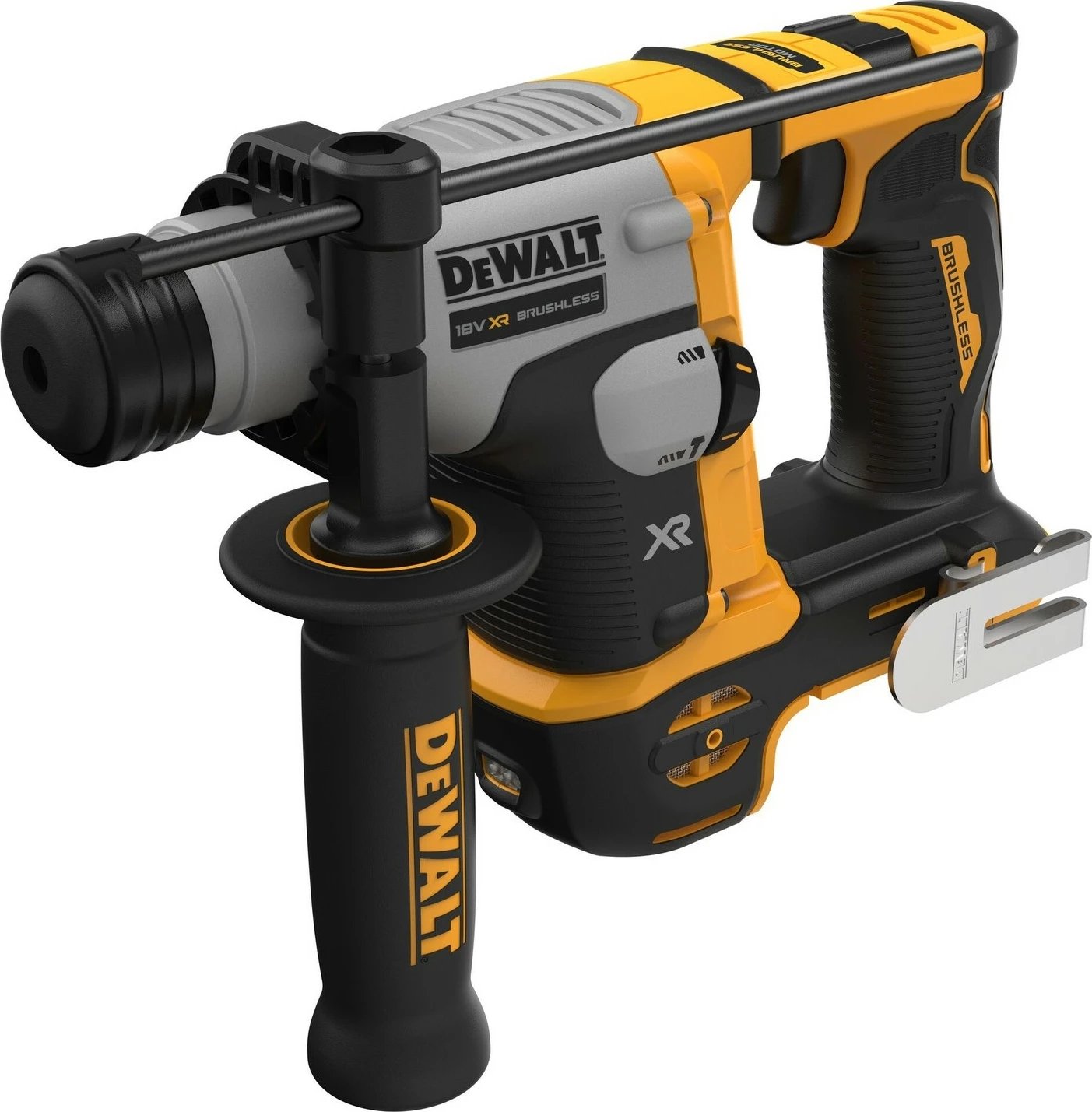Pistol grip drill DeWALT DCH172NT-XJ, brushless, SDS Plus, 18V, 1.8kg, e verdhë