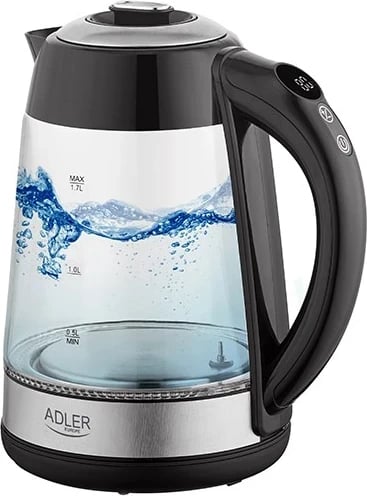 Vluese uji Adler AD 1285, 2200 W, 1.7 L, argjend