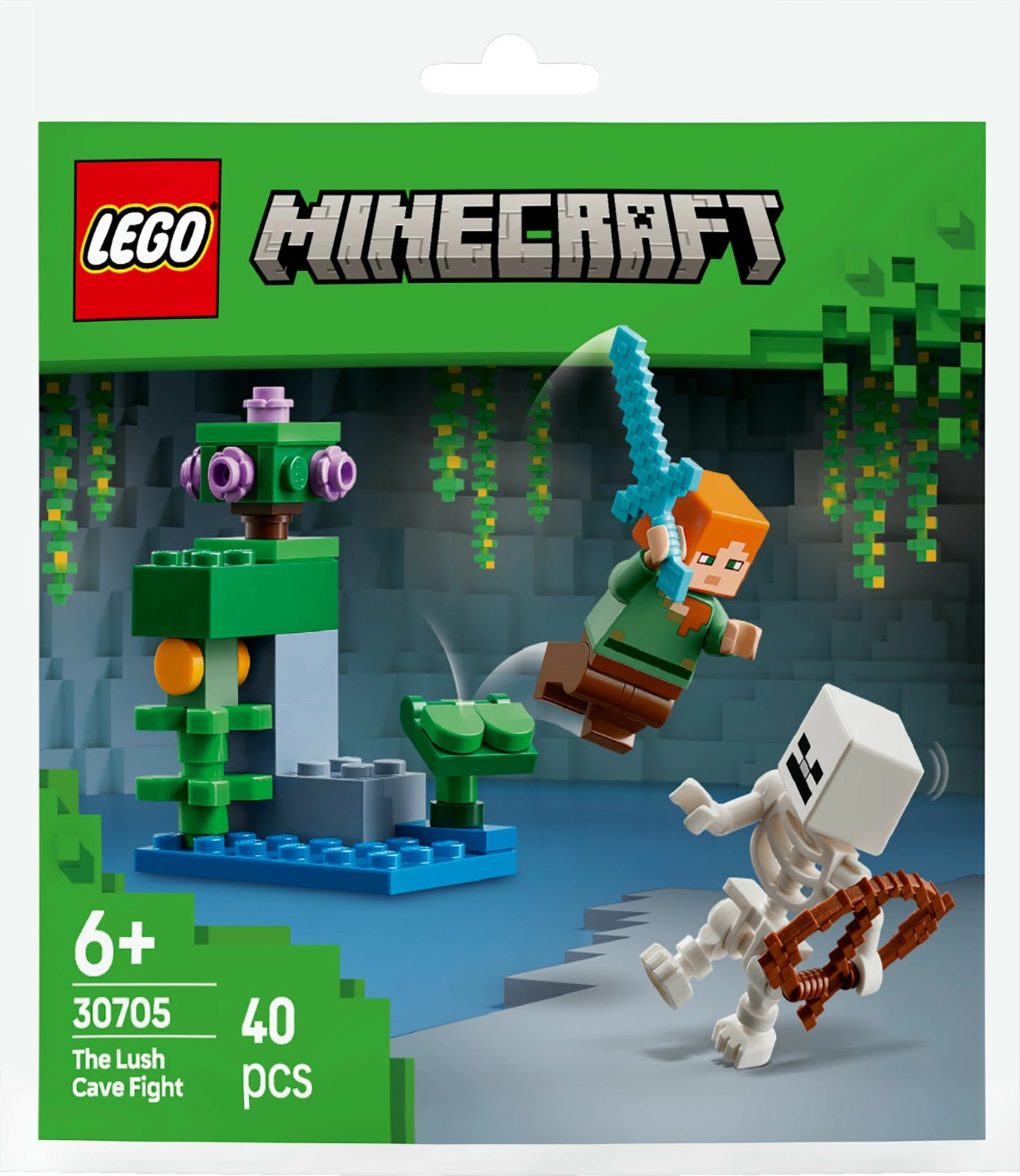 Set ndërtimi LEGO Minecraft 30705, 40 pjesë, shumëngjyrësh