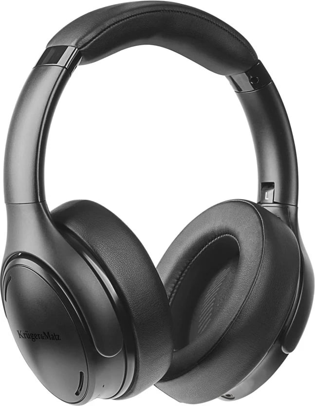 Kufje wireless Kruger&Matz F3A me ANC, të zeza