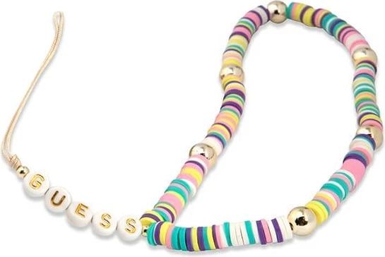 Mbështjellës varëse Guess GUSTPEAM Phone Strap, Heishi Beads, shumëngjyrëshe