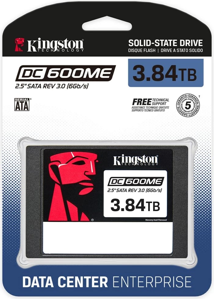 SSD Kingston DC600ME 3.84TB, 2.5", Enterprise, SATA