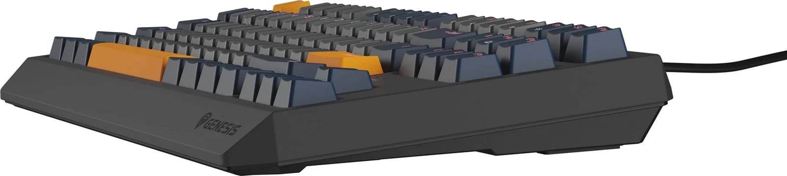 Tastierë gaming GENESIS Thor 230 TKL, mekanike, RGB LED, USB, Kaltër