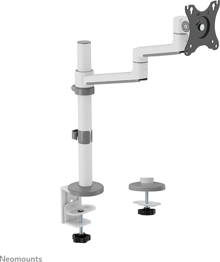 Krah monitori Neomounts DS60-425WH1, 17-27 inç, kapacitet 8 kg, VESA 100x100, i bardhë