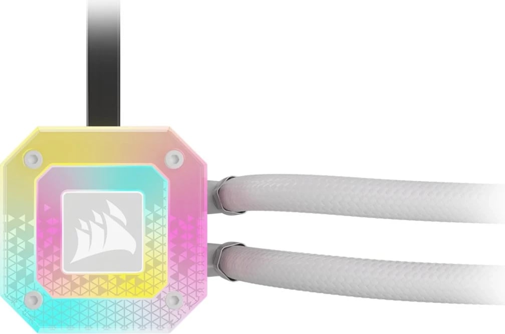 Sistem ftohës Corsair CW-9060073-WW, për procesor, ftohës me lëng, 12 cm, Bardhë