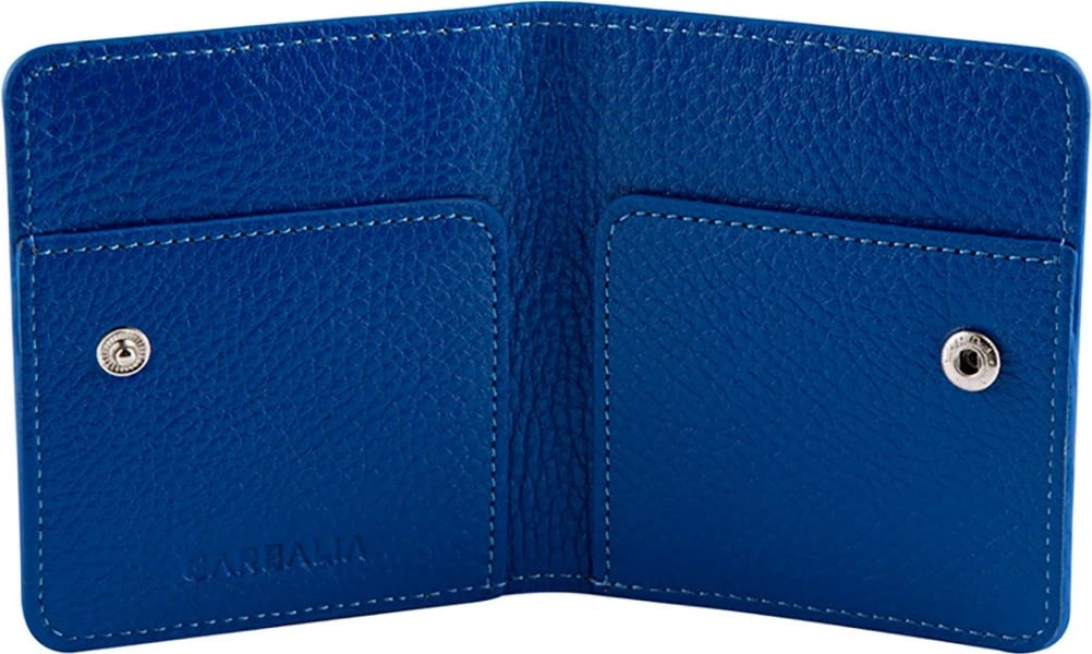 Portofol për burra, lëkurë natyrale, ngjyrë Sax Blue, Zoozie Bags, Argenta