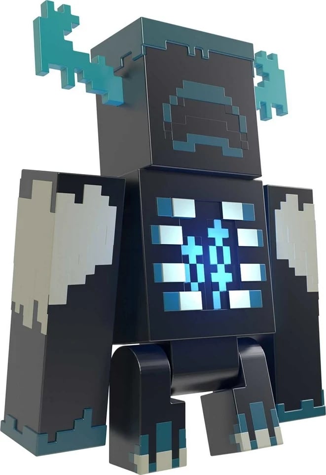 Figurë lodër MATTEL Minecraft WARDEN, Gri