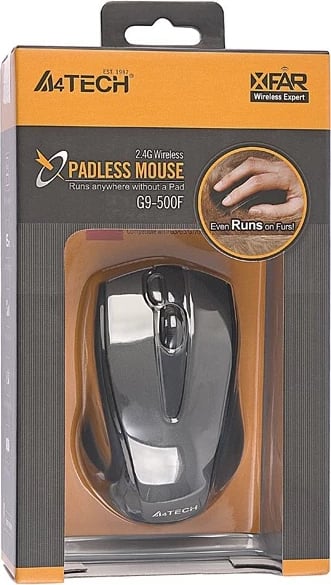 Maus pa tela A4 Tech V-TRACK G9-500F-1, USB, i zi
