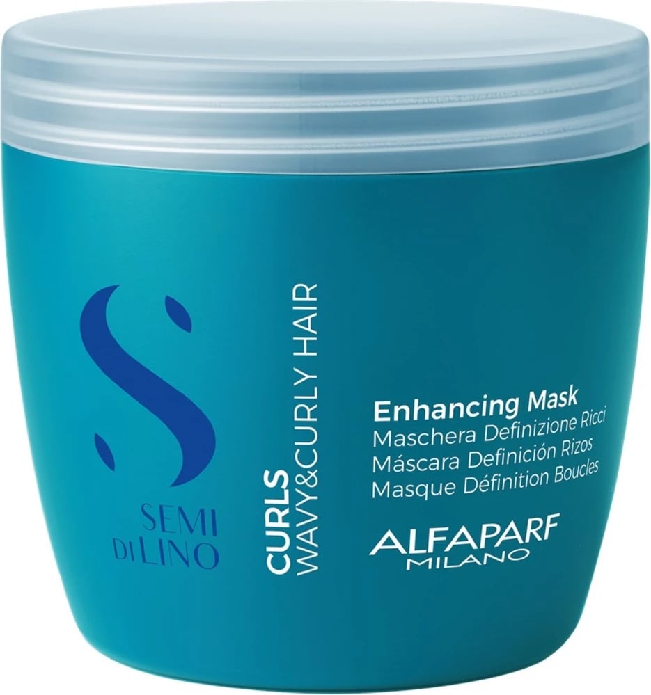 Maskë për flokë për femra Alfaparf Semi Di Lino Curls Strengthening, 500ml