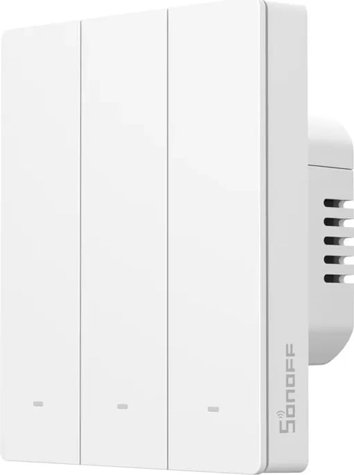 Kasë smart Sonoff M5-3C-80W, 3 kanale, WiFi Matter, e bardhë