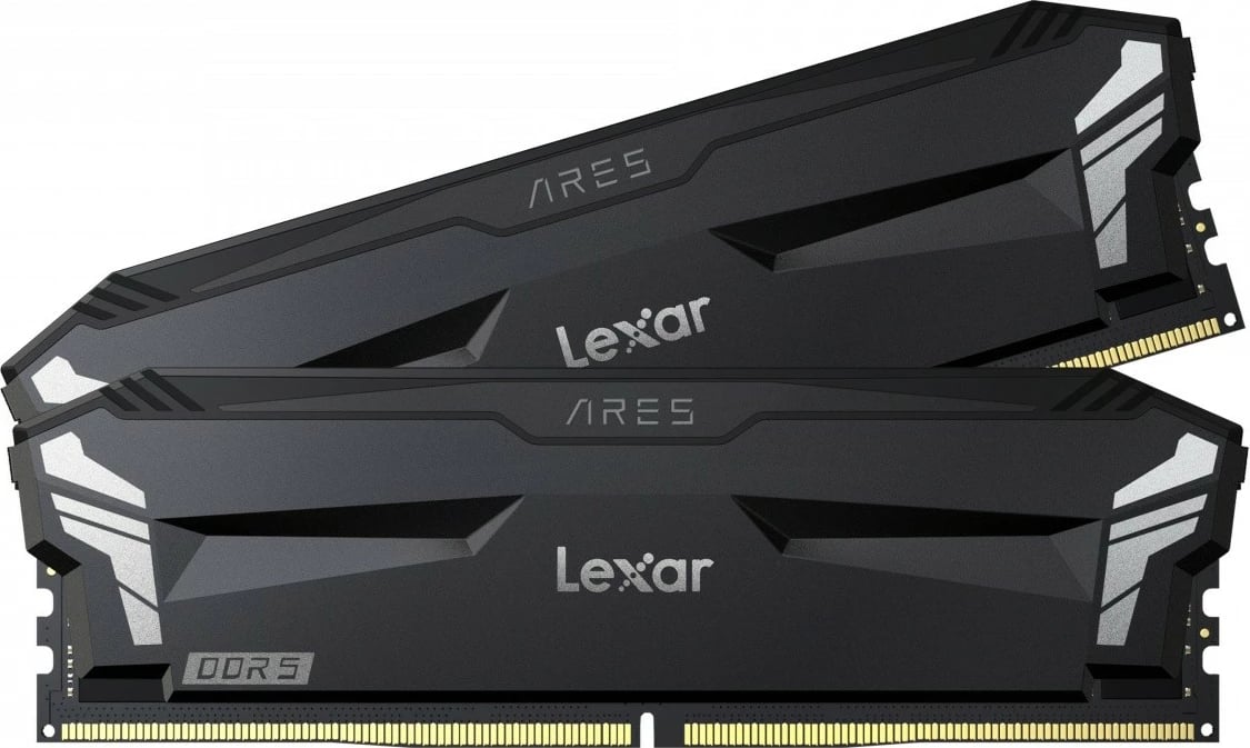 RAM Memorje Lexar ARES DDR5, 32GB (2x16GB), 6000MHz, CL32, RGB, e zezë