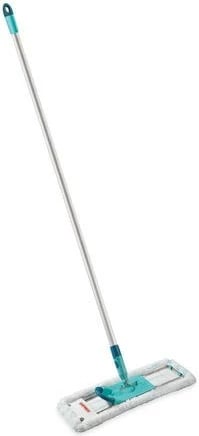 Mop Leifheit 55045 për pastrim të lagësht, mikrofibër, dorezë alumini, Blu/Gjelbër