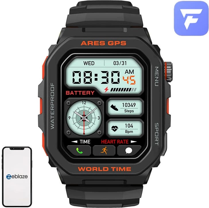 Smartwatch Zeblaze Ares GPS, i zi