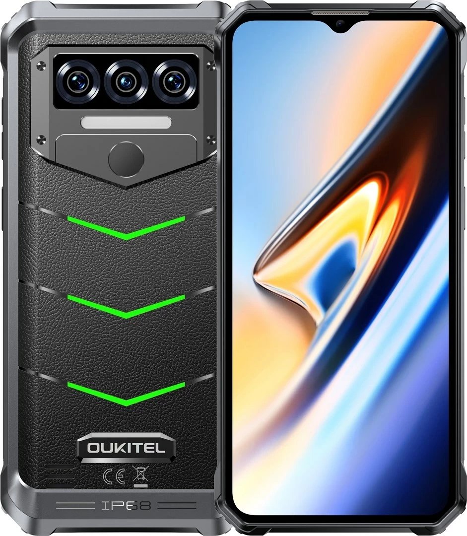 Celular Oukitel WP38, 6/256GB, 10600mAh, Gjelbër