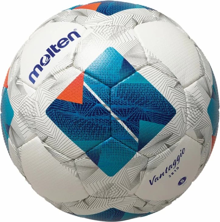 Top futbolli Molten, bardhë e kaltër
