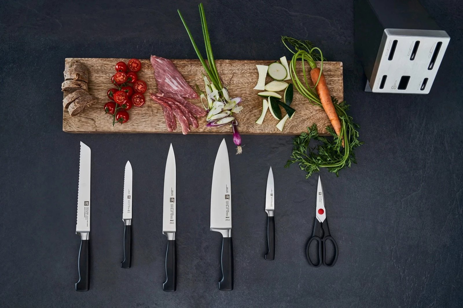 Set thikash kuzhine Zwilling Four Star 35148-507-0, 7 copa, hiri