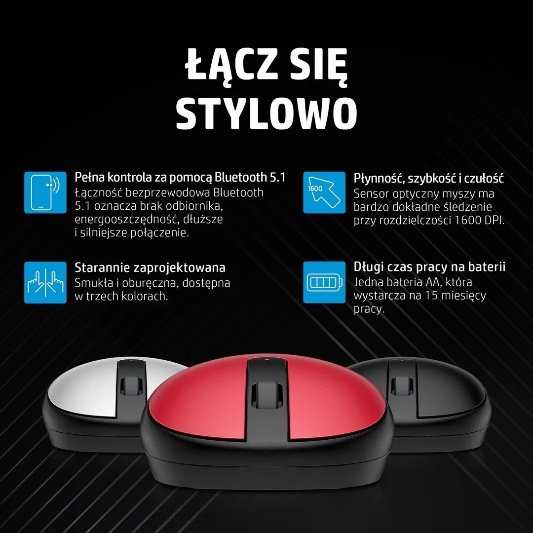 Maus Bluetooth HP 240, i zi