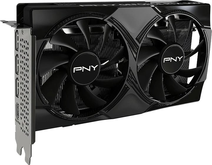Kartelë grafike PNY GeForce RTX 5060, 8GB GDDR7, 2 ventilatorë, e zezë