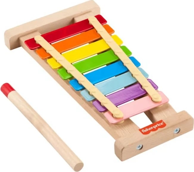 Ksylofon druri Fisher Price HXV13, shumëngjyrësh, me çekiç