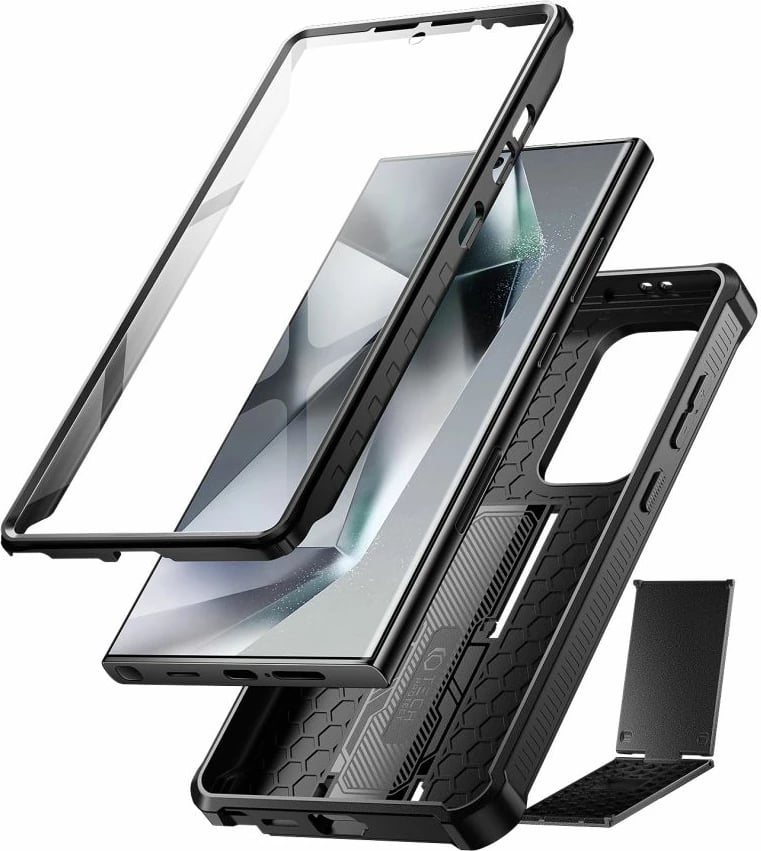 Mbështjellës Tech-Protect Kevlar Cam+ për Samsung Galaxy S24 Ultra, i zi