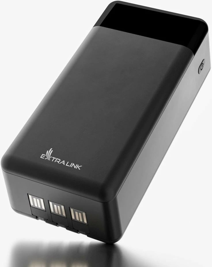 Powerbank Extralink EPB-124 EX.19522, 30000 mAh, e zezë