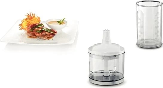 Blender dore Bosch ErgoMixx MSM66120, 600W, i bardhë/hiri