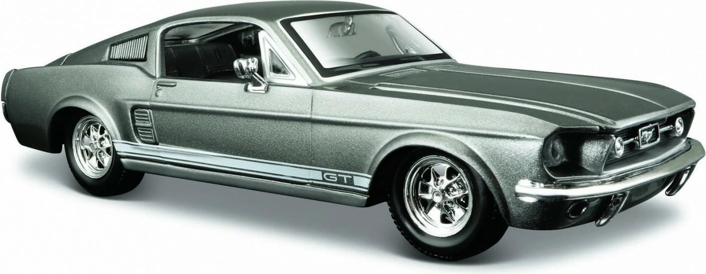 Model veture Maisto Ford Mustang GT 1967, 1:24, Gri