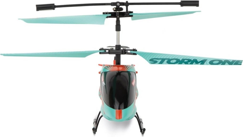 Helikopter RC Carrera Storm One 2.4 GHz, 18 cm, zi/blu/kuqe/bardhë, set me kontrollues dhe bateri
