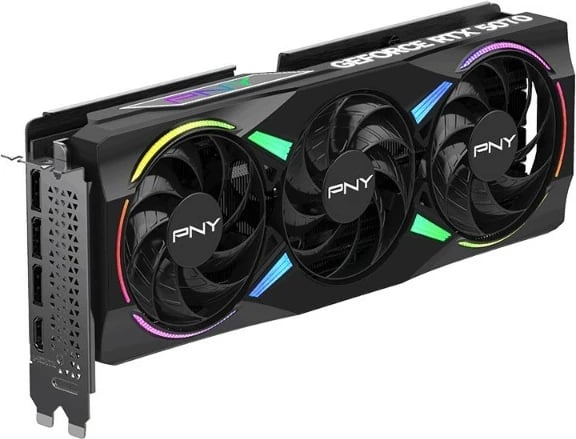 Kartelë grafike PNY GeForce RTX 5070 ARGB EPIC-X RGB, 12GB DDR7, PCI-E 5.0, e zezë