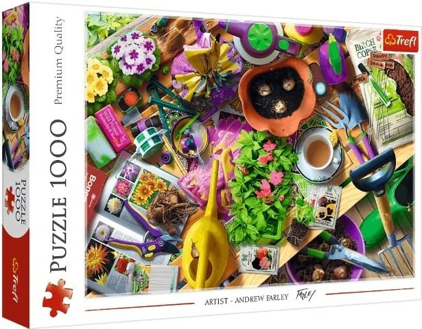 Puzzle 1000 pjesë Trefl Garden Cleanup, 68.3x48cm
