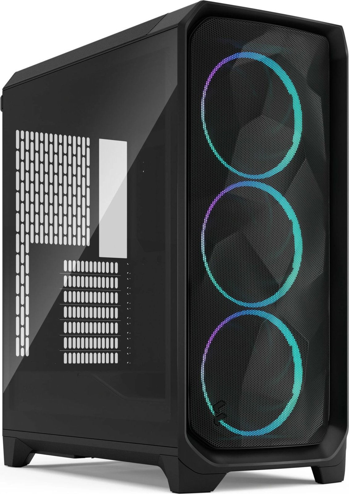 Kasë Fractal Design Meshify 3, RGB, Tempered Glass, e zezë