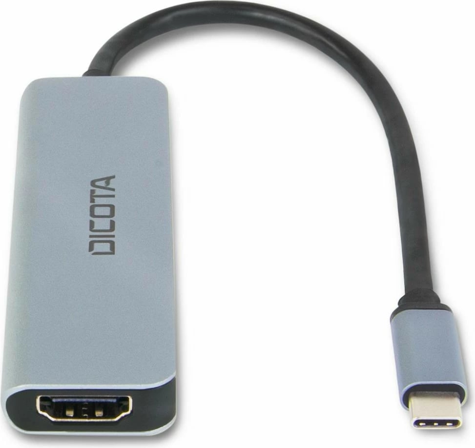 Docking station DICOTA D32060, USB Type-C, HDMI, 100W, argjendtë