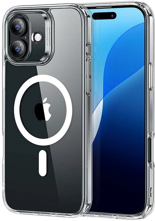 Mbështjellës ESR Classic Hybrid (HaloLock) për iPhone 16, transparent