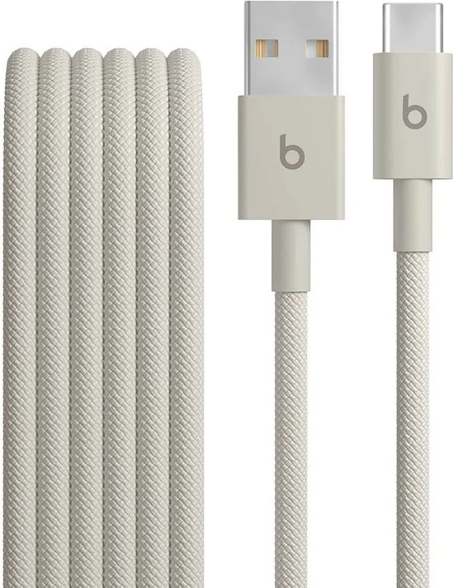 Kabllo Apple Beats USB-A në USB-C 1.5m, bezhë
